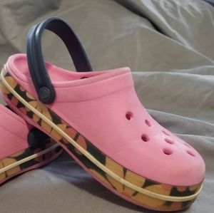 Pink Crocs Bayaband Clog